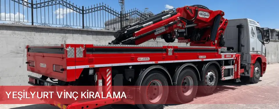Yeşilyurt İlçemi Vinç Kiralama